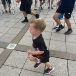 Hugo running the Mini Great North Run