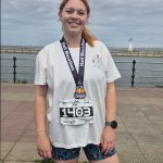 Charlotte has already completed a half marathon - the Wirral Half.