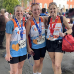 Charlotte, Annie and Kath post run