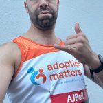 Dan pre-run showing his support to Adoption Matters.